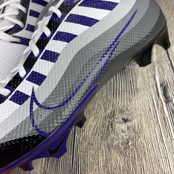 Nike Vapor Edge Speed 360 Football Cleats Black Court Purple Size 16 DV0780-003 - Picture 8 of 9